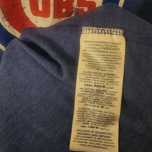Fanatics MLB Chicago Cubs Baseball Shirt Mens sz 3XL - Picture 4 of 6